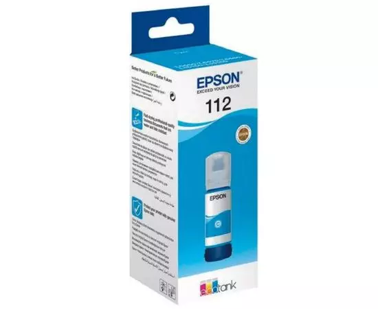 Чернила Epson 112 ( голубые) Cyan, 127мл (C13T06C24A)