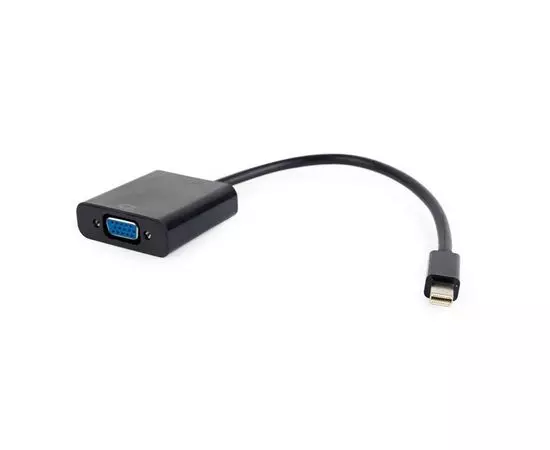 Переходник mini DisplayPort (M) -> VGA (F) 0.15m (Cablexpert), черный (A-mDPM-VGAF-02)