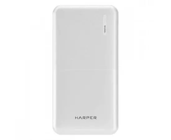 Внешний аккумулятор HARPER PB-10011, 10000 mAh, белый (H00002802)