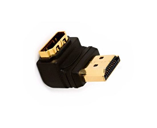 Переходник HDMI (F) -> HDMI (M) (угловой, под 90 градусов) 5bites (HA1005)