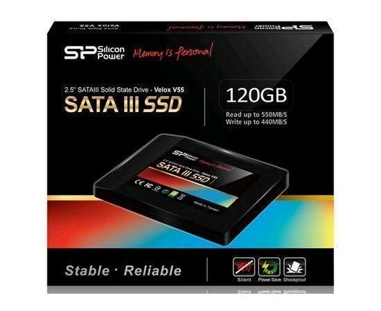 Накопитель SSD 120Gb Silicon Power Velox V55 (SP120GBSS3V55S25)