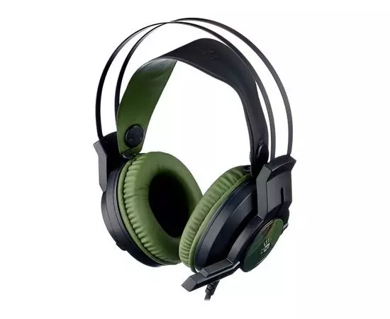 Наушники с микрофоном A4 Tech Bloody J450 черно-зеленые