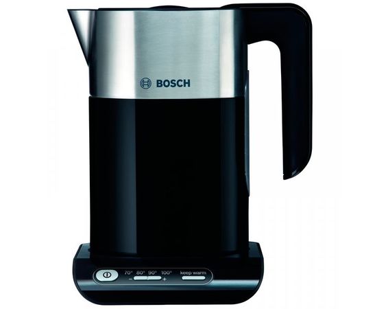 Электрочайник Bosch TWK8613, черный/серебристый