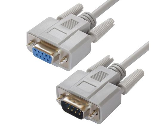 Кабель удлинитель COM (RS-232) 1м (DB9M - DB9F), Greenconnect GCR-DB9CM2F-1.0m