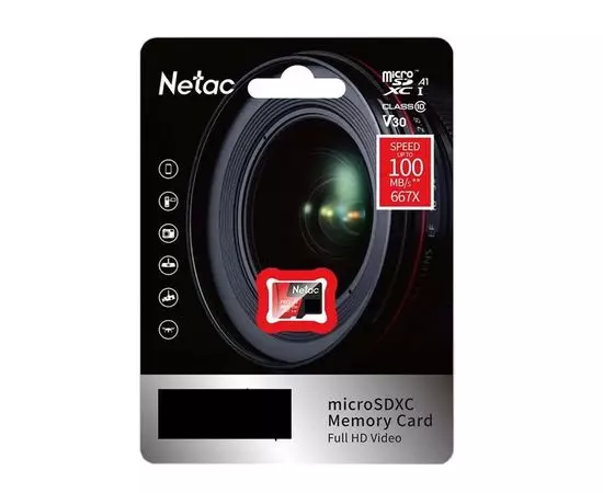 Карта памяти MicroSDXC 256Gb Class 10 UHS-I U3 без адаптера (Netac P500 Extreme Pro) (NT02P500PRO-256G-S), фото 2