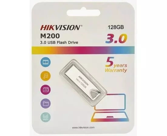 USB Flash-накопитель 128Gb USB 3.0 (Hikvision, M200) (HS-USB-M200/128G/U3), фото 2