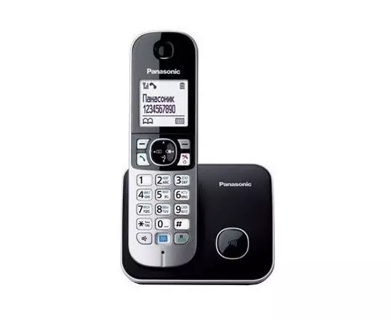 Телефон DECT Panasonic KX-TG6811RUB Black, черный