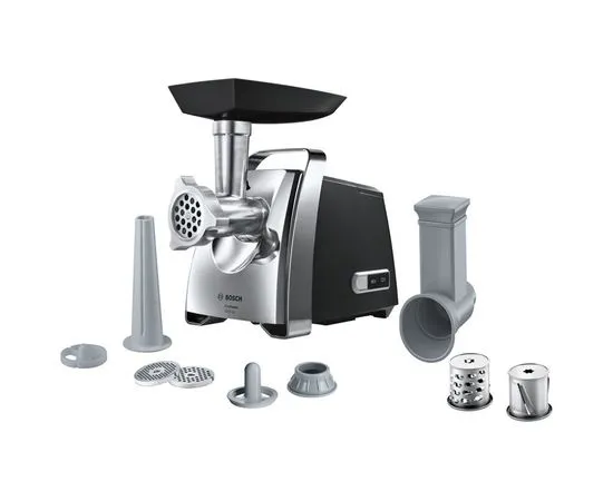 Мясорубка BOSCH MFW67440, черный/серебристый