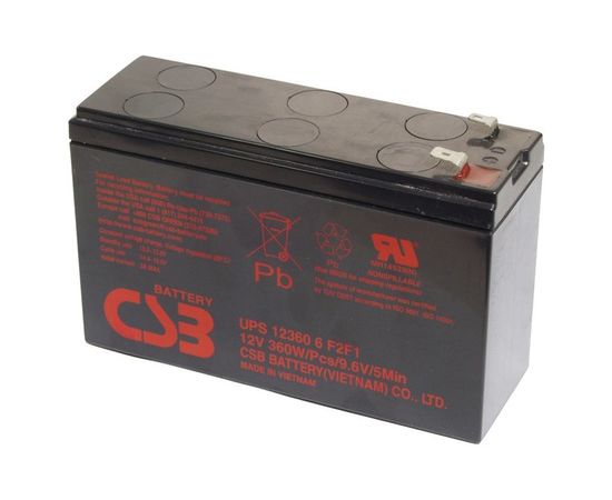 Батарея для ИБП, 12V, 6Ah (CSB) (UPS123606)