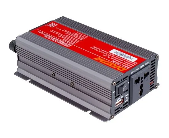 Инвертор 12V -> 220V, мощность 500Вт (Digma, DCI-500), фото 3