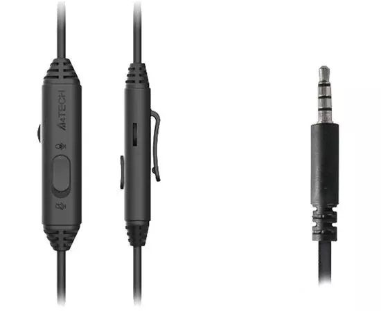 Наушники с микрофоном A4 Tech Fstyler FH100I, черный (FH100I Stone Black), фото 5