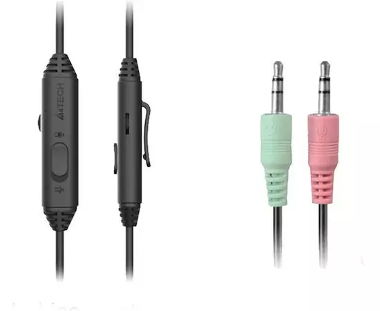 Наушники с микрофоном A4 Tech Fstyler FH100, черный (FH100 Stone Black), фото 5