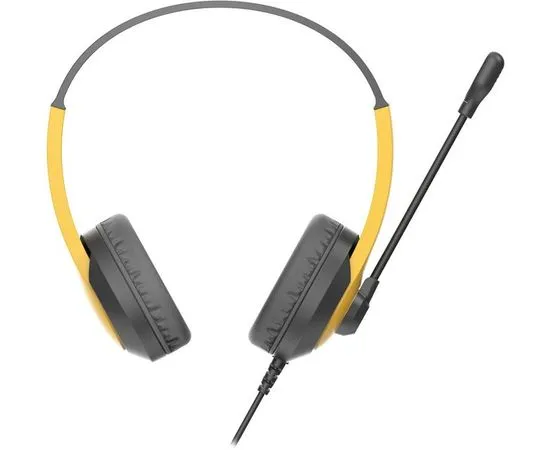 Наушники с микрофоном A4 Tech Fstyler FH100U, USB, черный/желтый (FH100U Bumblebee), фото 4