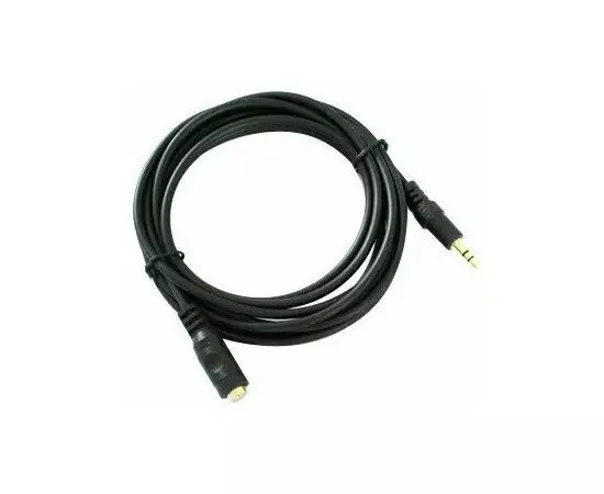 Кабель Audio удлинитель 3.5мм (m) -> 3.5мм (f) 3м (Exegate) черный (EX205309RUS)
