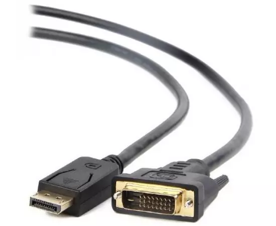 Кабель DisplayPort (M) -> DVI (M) 3m, Cablexpert, черный (CC-DPM-DVIM-3M), фото 2