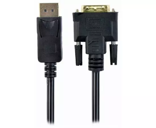 Кабель DisplayPort (M) -> DVI (M) 3m, Cablexpert, черный (CC-DPM-DVIM-3M)