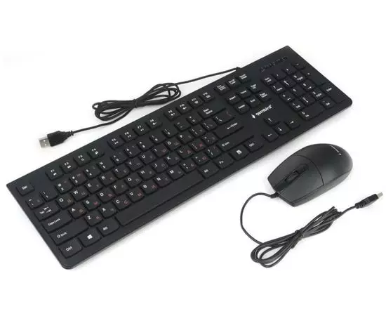 Клавиатура+мышь Gembird KBS-9050, Black, USB (18719)