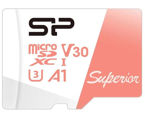 Карта памяти MicroSDXC 256Gb Class 10 UHS-I U3 V30 A1 без адаптера (Silicon Power Superior A1) (SP256GBSTXDV3V20)