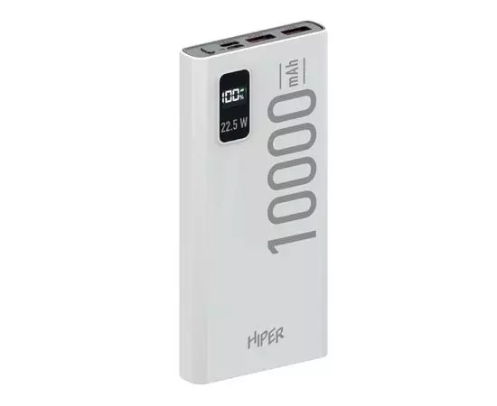 Внешний аккумулятор HIPER EP 10000, 10000mAh, белый (EP 10000 WHITE)