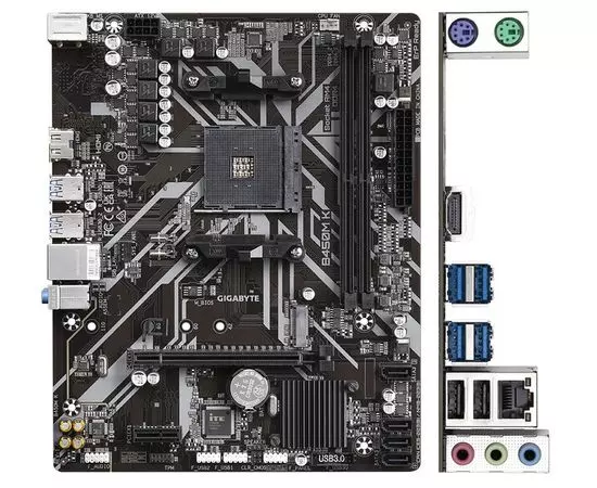 Материнская плата GIGABYTE B450M K