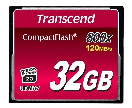 Карта памяти CF Transcend 32GB 400x (TS32GCF800)