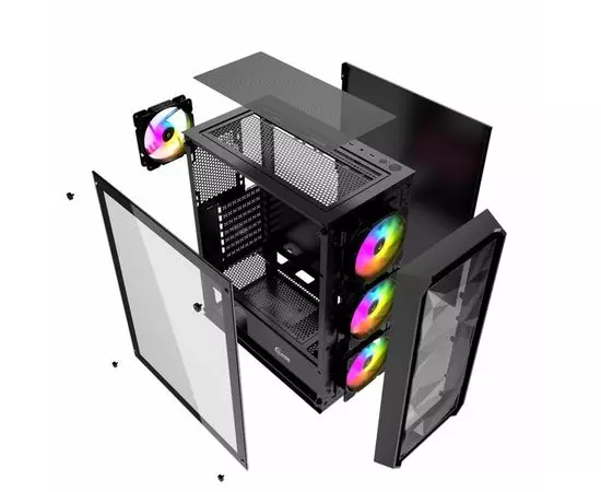 Корпус Powercase Mistral Edge, без БП (CMIEB-L4), фото 3