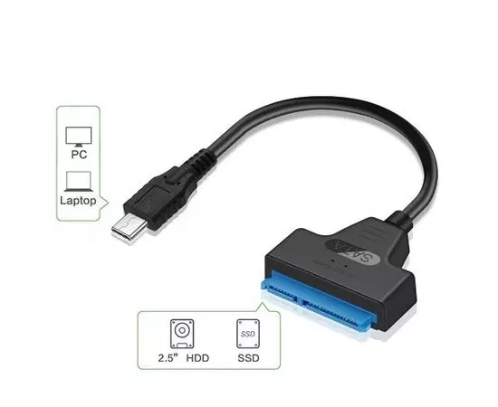 Переходник USB3.1 Type-C -> SATA SSD и HDD 2.5" (KS-is) KS-448, фото 3