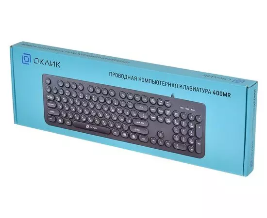 Клавиатура Oklick 400MR черный USB (1070512), фото 6