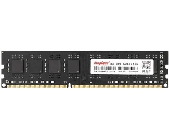 Оперативная память KingSpec 8Gb DDR3L-1600MHz (KS1600D3P13508G)