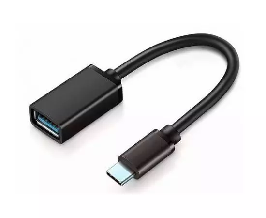 Кабель OTG USB 3.0 F -> USB Type C, 0.2m (KS-is) (KS-725)
