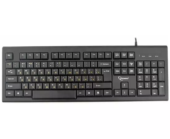 Клавиатура Gembird KB-8354U-BL USB, черный