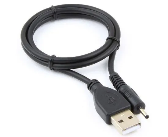 Кабель USB2.0 AM -> DC 2,5мм (для планшетов Android) 0.7m (Gembird) черный (CC-USB-AMP25-0.7M)
