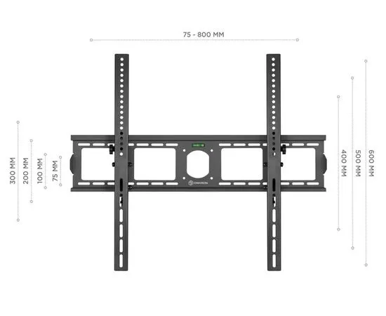 Кронштейн 55"-100" 1 ст. свободы, (ONKRON, UT4) черный (ONKRON UT4 BLACK), фото 3