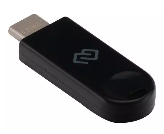 Адаптер Bluetooth v4.0+EDR, округлый, Digma D-BT400U-C, черный