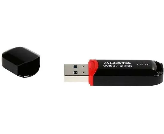 USB Flash-накопитель 128Gb USB 3.0 (ADATA, UV150) черный (AUV150-128G-RBK), фото 2