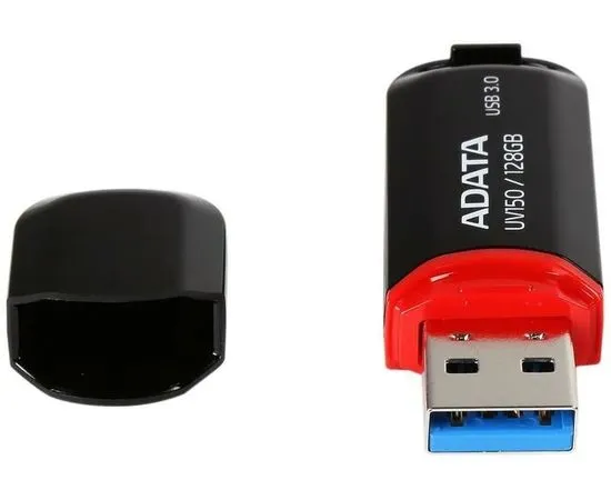 USB Flash-накопитель 128Gb USB 3.0 (ADATA, UV150) черный (AUV150-128G-RBK), фото 3