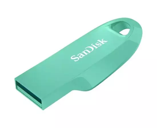 USB Flash-накопитель 128Gb USB 3.2 (SanDisk, Ultra Curve) зеленый (SDCZ550-128G-G46G)