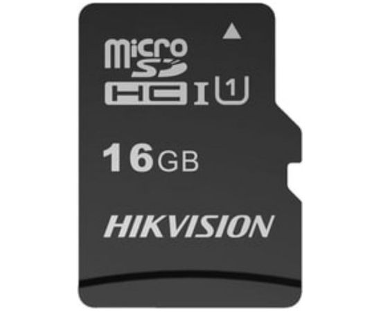 Карта памяти MicroSDHC 16Gb Class 10 UHS-I без адаптера (Hikvision) (HS-TF-C1(STD)/16G/ZAZ01X00/OD)