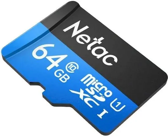 Карта памяти MicroSDXC 64Gb Class 10 UHS-I U1 без адаптера (Netac P500 Standart) (NT02P500STN-064G-S), фото 2