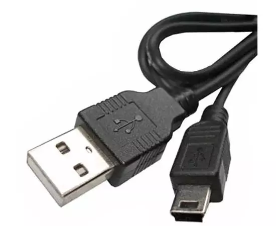 Кабель USB2.0 AM -> Mini-BM 5pin, 0.5m (5bites) черный (UC5007-005)