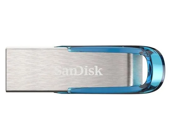 USB Flash-накопитель 64Gb USB 3.0 (SanDisk, CZ73 Ultra Flair) Tropical Blue (SDCZ73-064G-G46B)