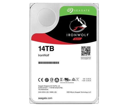 Жесткий диск Seagate 14Tb IronWolf (ST14000VN0008)