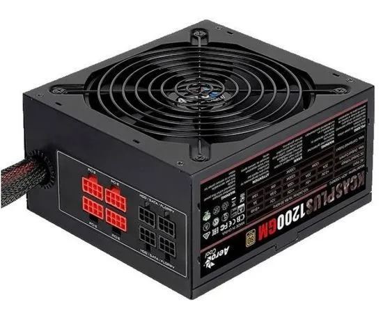 Блок питания 1200W (Aerocool, KCAS PLUS 1200GM), фото 2