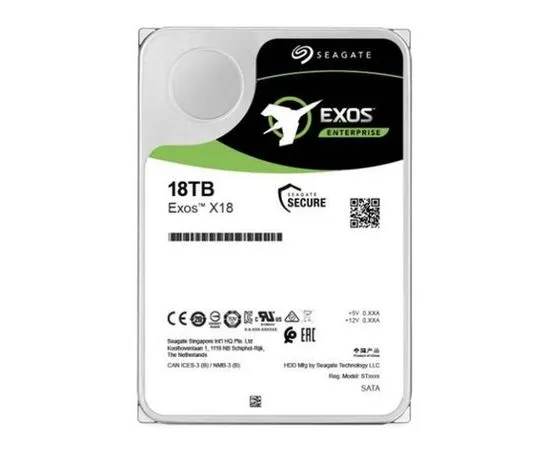 Жесткий диск Seagate SAS 18TB Exos X18 (ST18000NM004J)