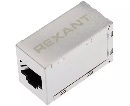 Проходной адаптер RJ-45 Cat. 6, FTP, экранированная (REXANT) (03-0109)