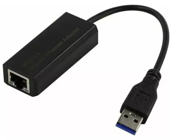Сетевая карта Net Card (USB3.0) 10/100/1000 Mbit, Exegate EXE-735-45, черный (EX283722RUS)