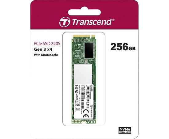 Накопитель SSD M.2 256Gb Transcend MTE220S (TS256GMTE220S)