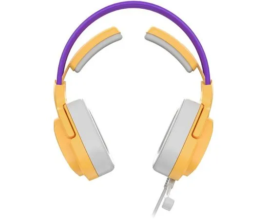 Наушники с микрофоном A4 Tech Bloody G575 ROYAL VIOLET, желтый/фиолетовый (G575 /ROYAL VIOLET/ USB), фото 2