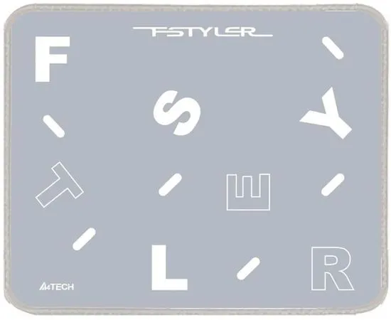 Коврик для мыши A4 Tech FStyler FP25, серый/белый (FP25 SILVER)