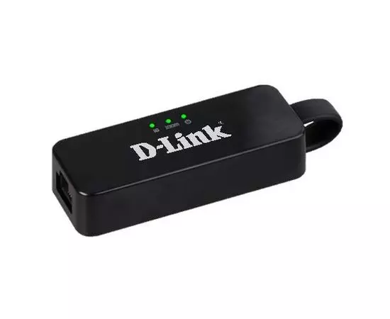 Сетевая карта (USB3.0) 10/100/1000 Mbit, D-Link DUB-1312, черный (DUB-1312/B2A)